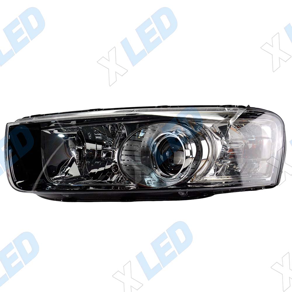 Фара Chevrolet Captiva I (2011-2013) Black, с линзой (левая)