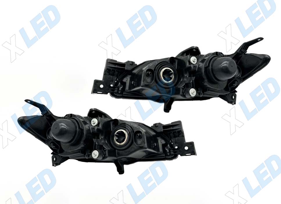 Комплект фар Mazda 3 BK (2004-2009) седан с bi-led линзами Х5 X-LED, подключение галоген