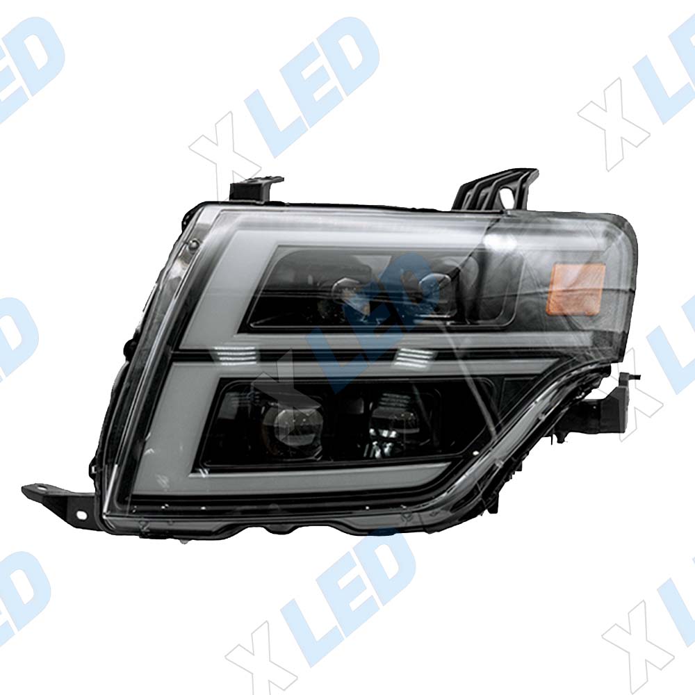 Фара Mitsubishi Pajero (2007-2010) LED (левая) с электрокорректором