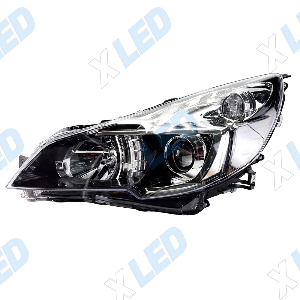 Фара Subaru Legacy V рестайлинг (2012-2014) Black, с линзой (левая)