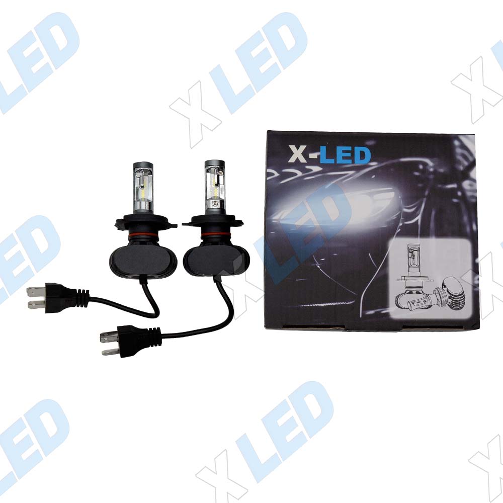 Комплект светодиодных ламп H4 X-LED White H/L 9-32v