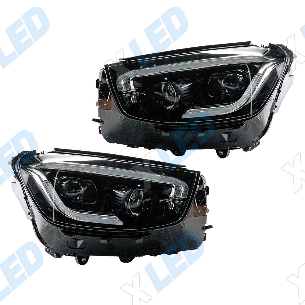 Комплект фар (тюнинг) Mercedes GLC W253 I рест (2019-2022) Full Led