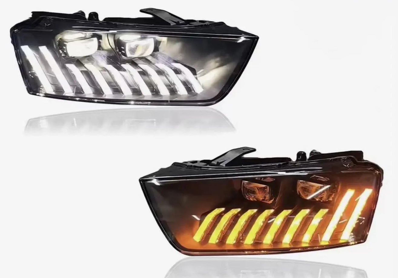 Комплект фар (тюнинг) Audi Q3 (2014-2018) LED (2 режима)