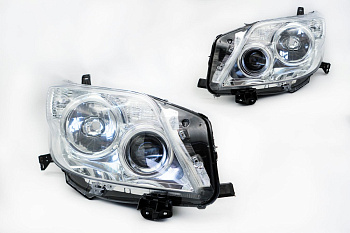 Комплект фар Toyota Land Cruiser Prado 150 (2009-2013) с bi-led линзами Х4 X-LED