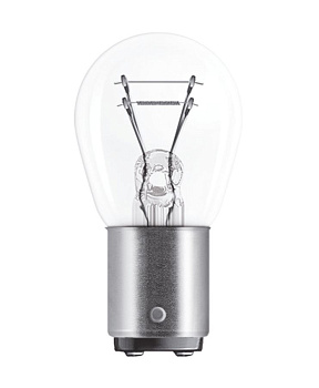 Галогенная лампа P21/4W Osram 12V (BAZ15d)