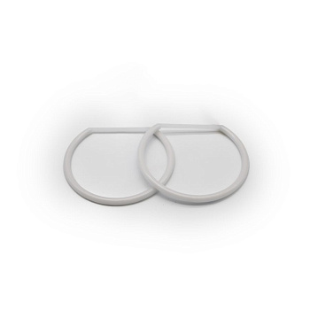 Ангельские глазки BMW 3 (E46) 2001-2007 (размер 2*131мм/2*146мм) white+yellow