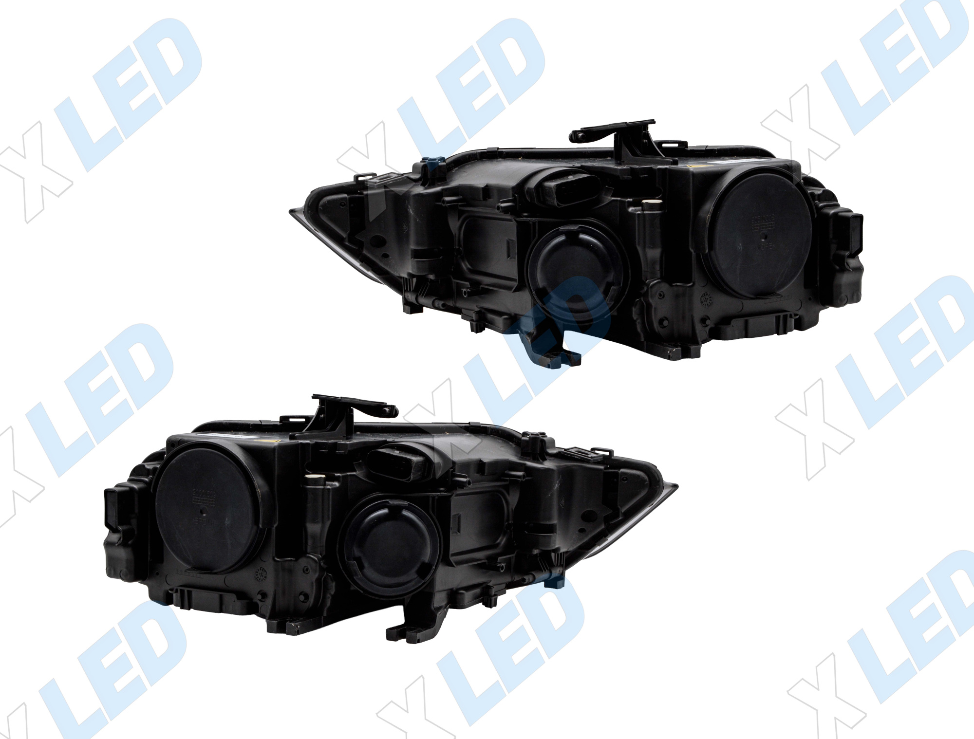 Комплект фар Audi A4 В8 (2011-2015) с bi-led линзами Х4 X-LED, подключение ксенон