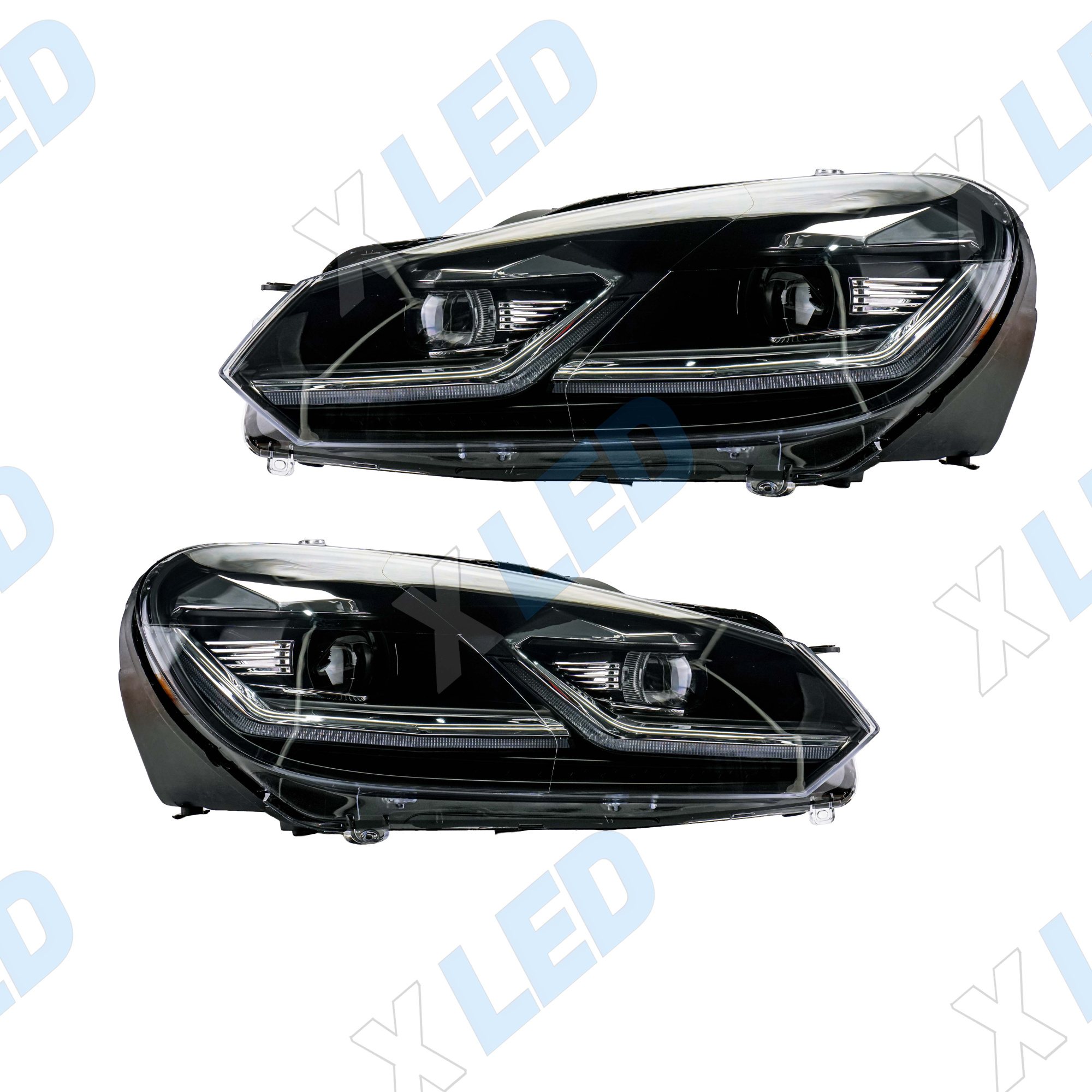 Комплект фар (тюнинг) Volkswagen Golf 6 (2008-2012) LED