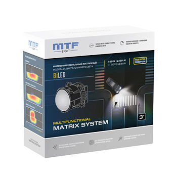 Комплект Би-лед (Bi-Led) линз MTF Light MATRIX SYSTEM 3.0 6000K