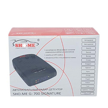 Радар-детектор SHO-ME G-700 Signature