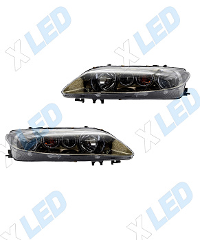 Комплект фар Mazda 6 GG (2002-2008) с bi-led линзами Х4 X-LED