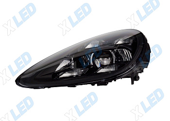 Фара Porsche Cayenne LED тюнинг (2010-2014) левая с электрокорректором