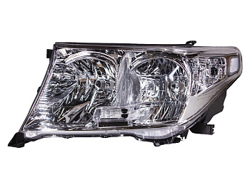 Фара Toyota Land Cruiser 200 (2007-2012 ) галоген с электрокорректором (левая) 