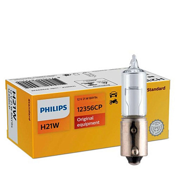 Галогенная лампа H21W Philips Standard 12V 12356CP