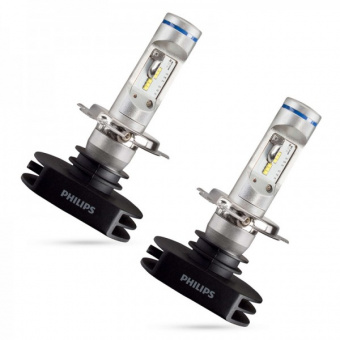 �������� ������������ ���� H4 Philips Bright White X-treme Ultinon LED 6200K (12953BWX2)