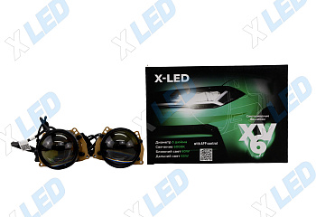 Комплект би-лед (Bi-Led) линз X-LED XV6 3.0 6000К с приложением