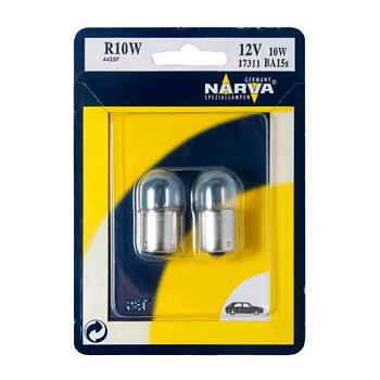 Комплект галогенных ламп R10W Narva 12V