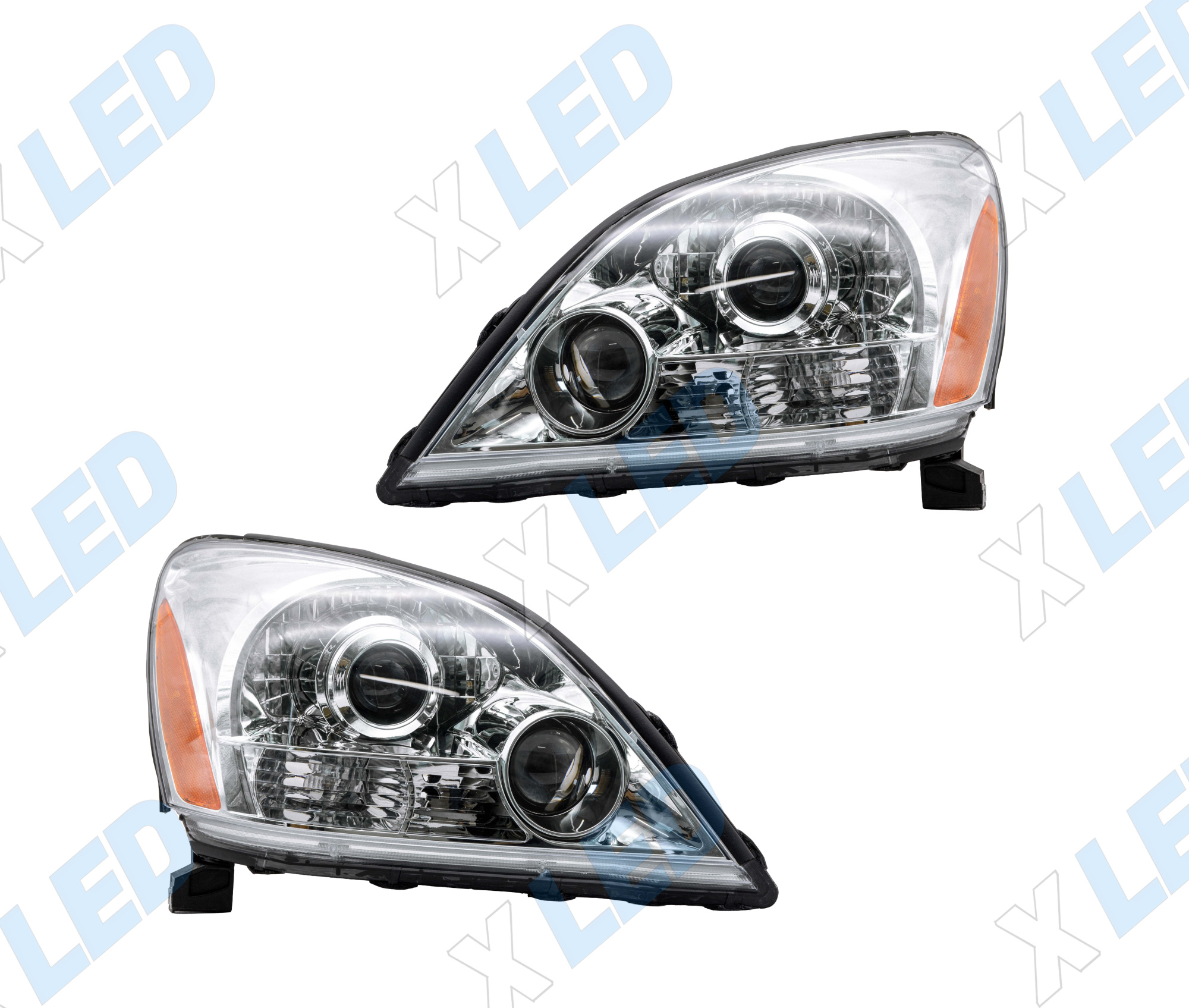 Комплект фар Lexus GX470 (2002-2009) с bi-led линзами ХV3 X-LED