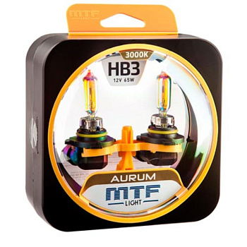 Галогенные лампы НB3 MTF Aurum 3000K