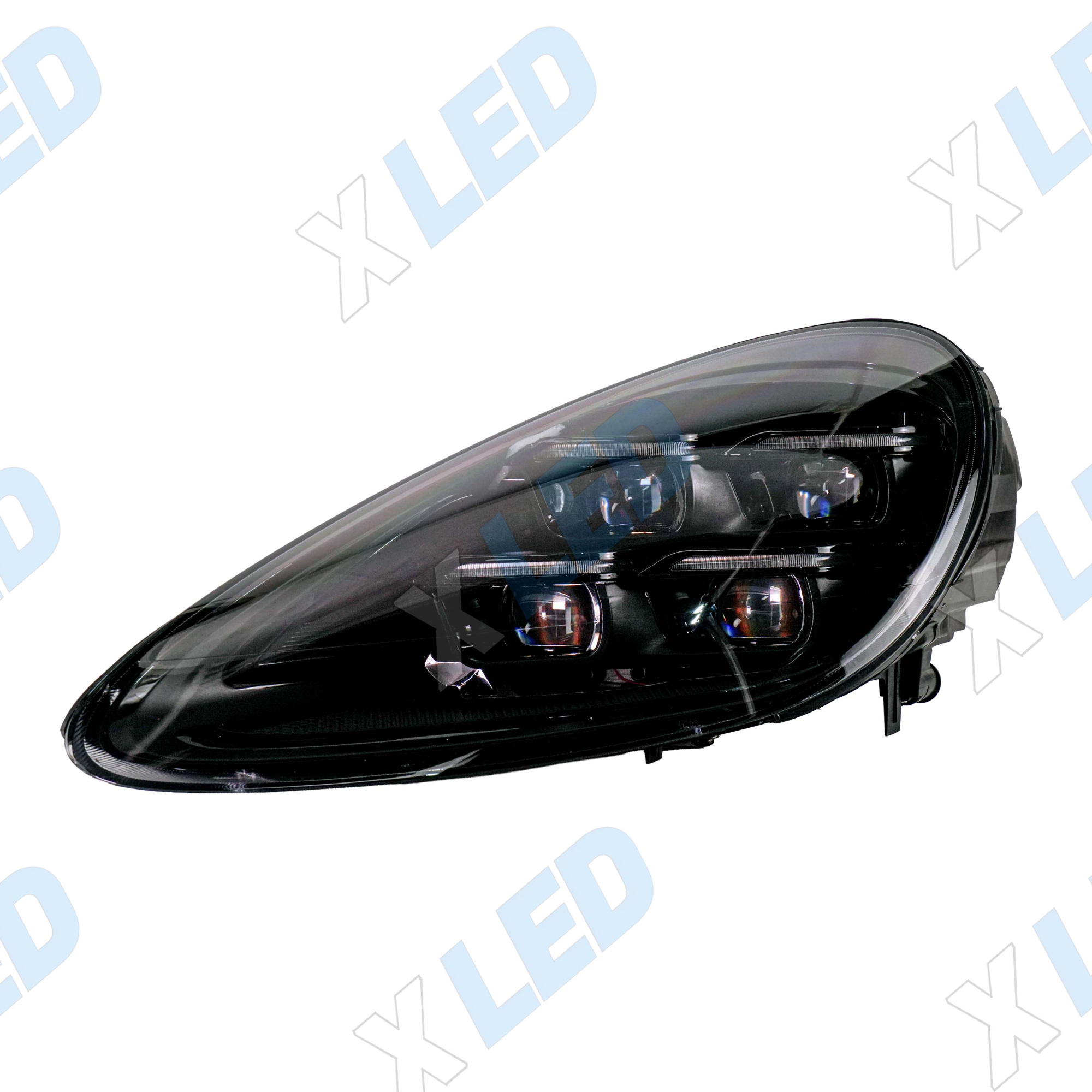 Фара Porsche Cayenne II (958) (2010-2014) LED Matrix, в стиле Cayenne III 2023 (левая)