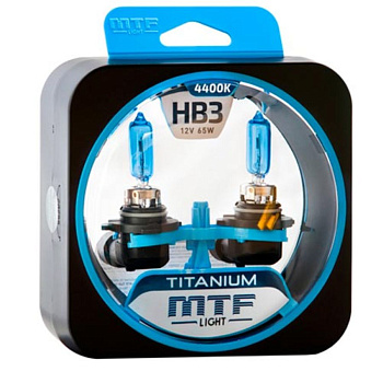 Галогенные лампы НB3 MTF Titanium 4400К