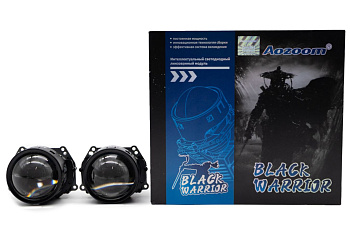 Комплект Би-лед (Bi-Led) линз Aozoom Black WARRIORl 3.0 5500K