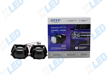 Комплект Би-лед (Bi-Led) линз MTF Light DYNAMIC VISION Style 3.0 5500K