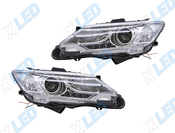 Комплект фар Toyota Camry XV55 (2014-2017) с bi-led линзами Х5 X-LED