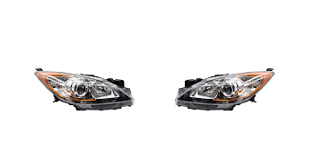 Комплект фар Mazda 3 BL (2009-2013) с bi-led линзами ХV5 X-LED