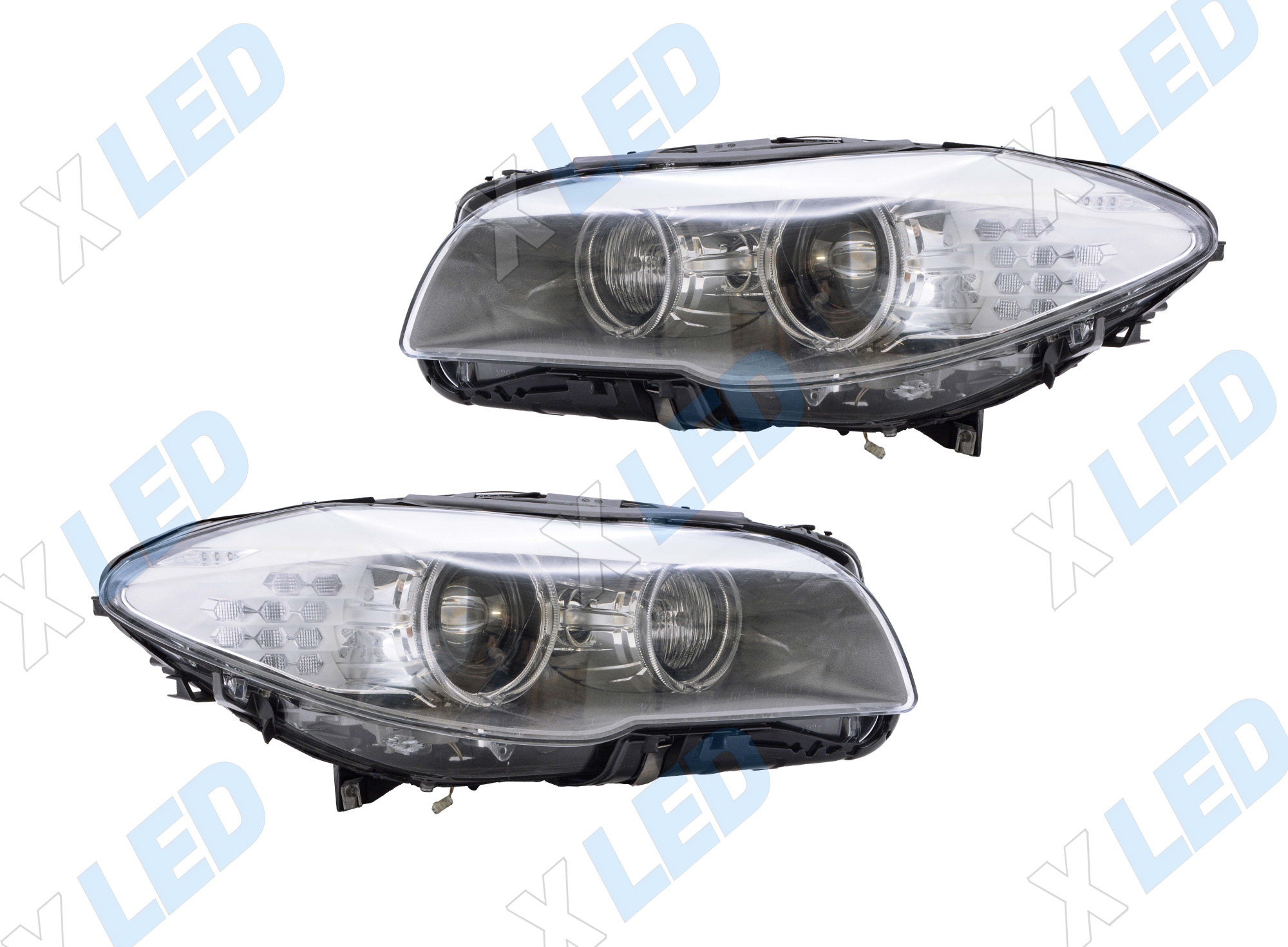 Комплект фар BMW 5 F10 AFS (2011-2013) с bi-led линзами ХV6 X-LED