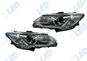 Комплект фар Toyota Camry XV55 (2014-2017) с bi-led линзами Х4 X-LED